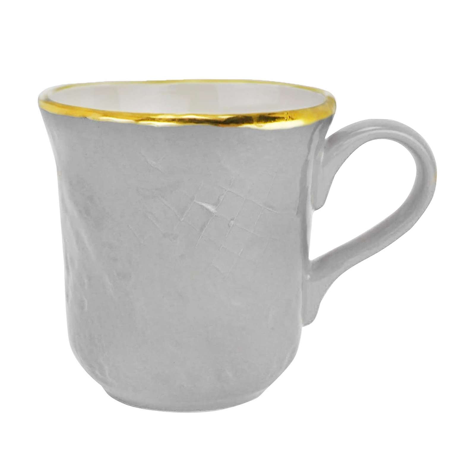 ARCUCCI – PRETA ORO MUG - SET OF 6 PCS - Grey